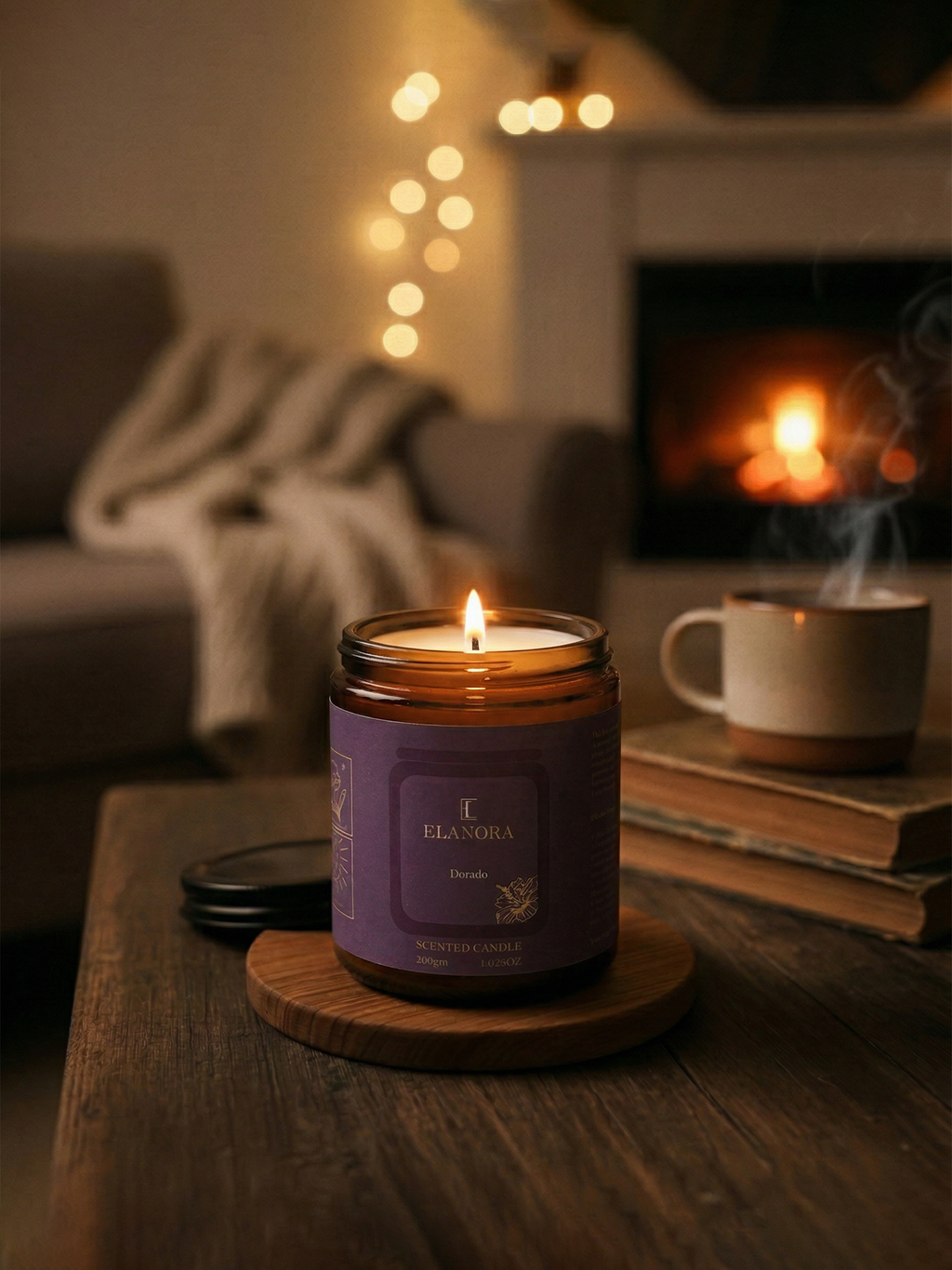 SCENTED CANDLE DORADO