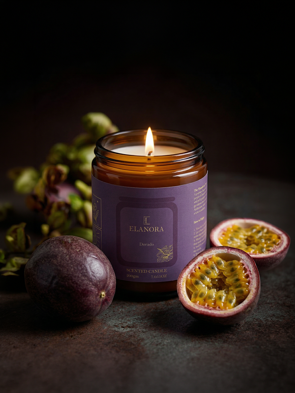 SCENTED CANDLE DORADO