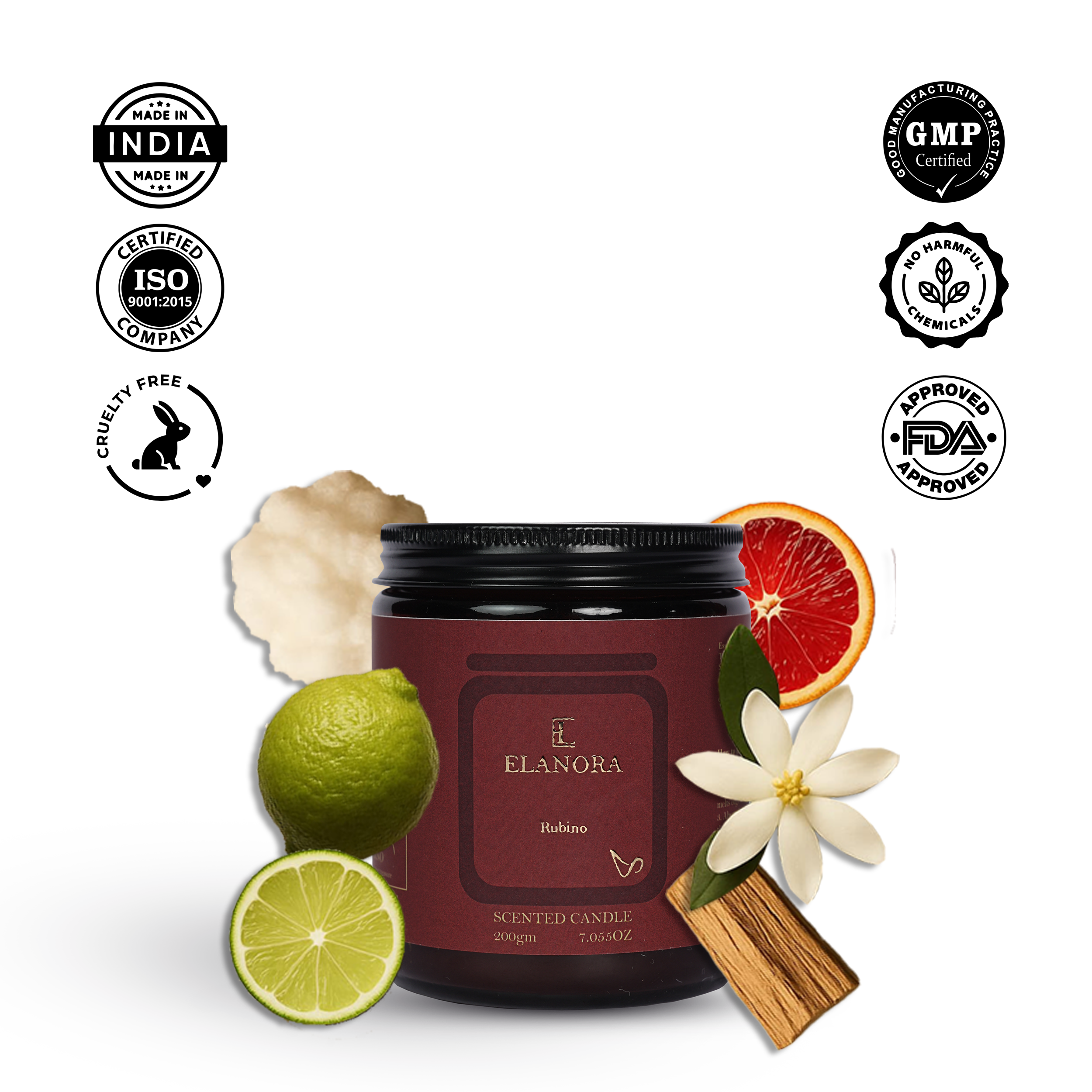 Scented Candle  Rubino