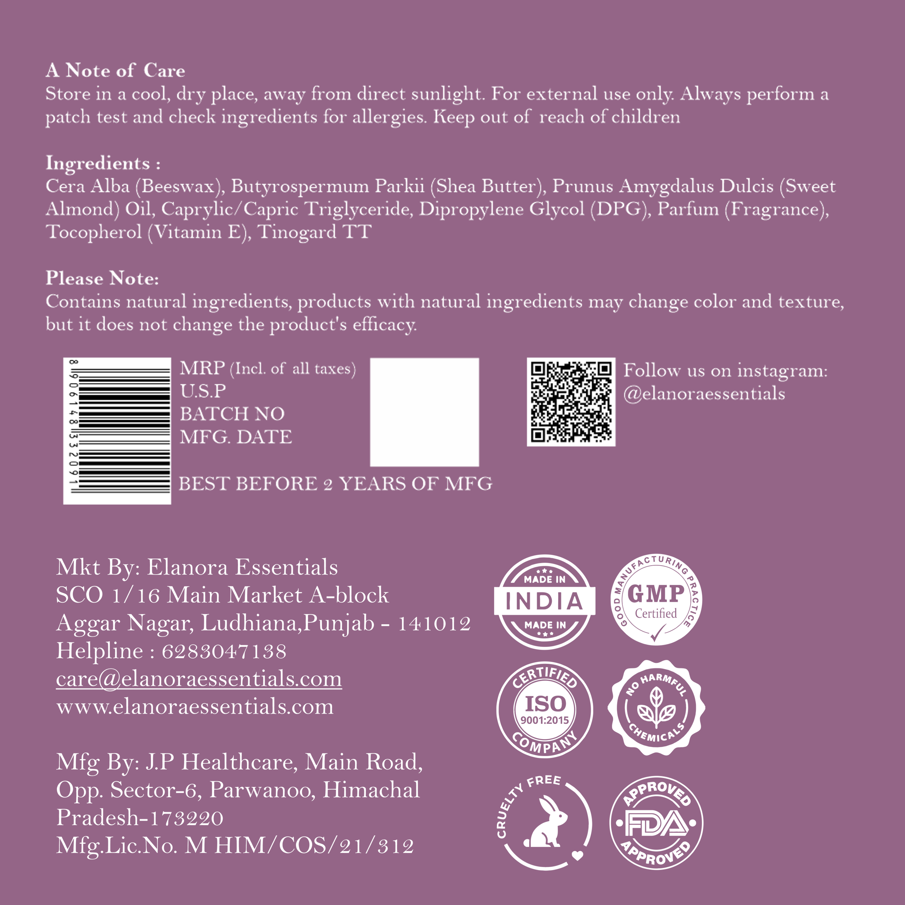 Solid Perfume Dorado